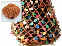 Google Swarovski Library Foldaway Crochet Shopping Bag